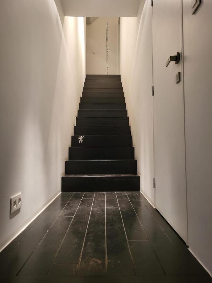 Gezellige Moderne Woning Met Zwemvijver Halle  Bagian luar foto